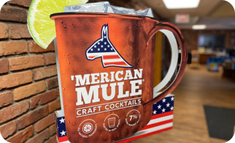 Floor Stands for 'Merican Mule - Custom Point of Purchase Displays